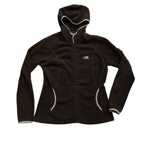 The North Face Brown Polartec Classic Fleece
Full Zip Hoodie Women's L